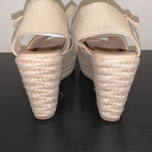 New England Patriots Wedge Sandals. Size 9. NWOT - Picture 6 of 8